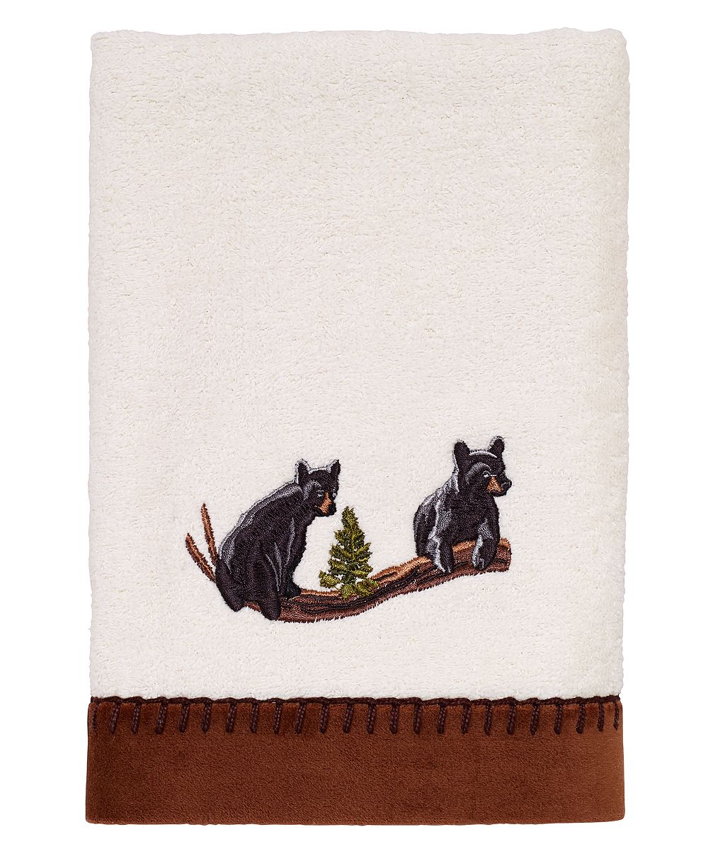 Avanti Полотенце для рук Cotton Black Playful Bears Lodge, 16" x 30"