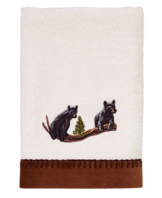 Avanti Полотенце для рук Cotton Black Playful Bears Lodge, 16" x 30"