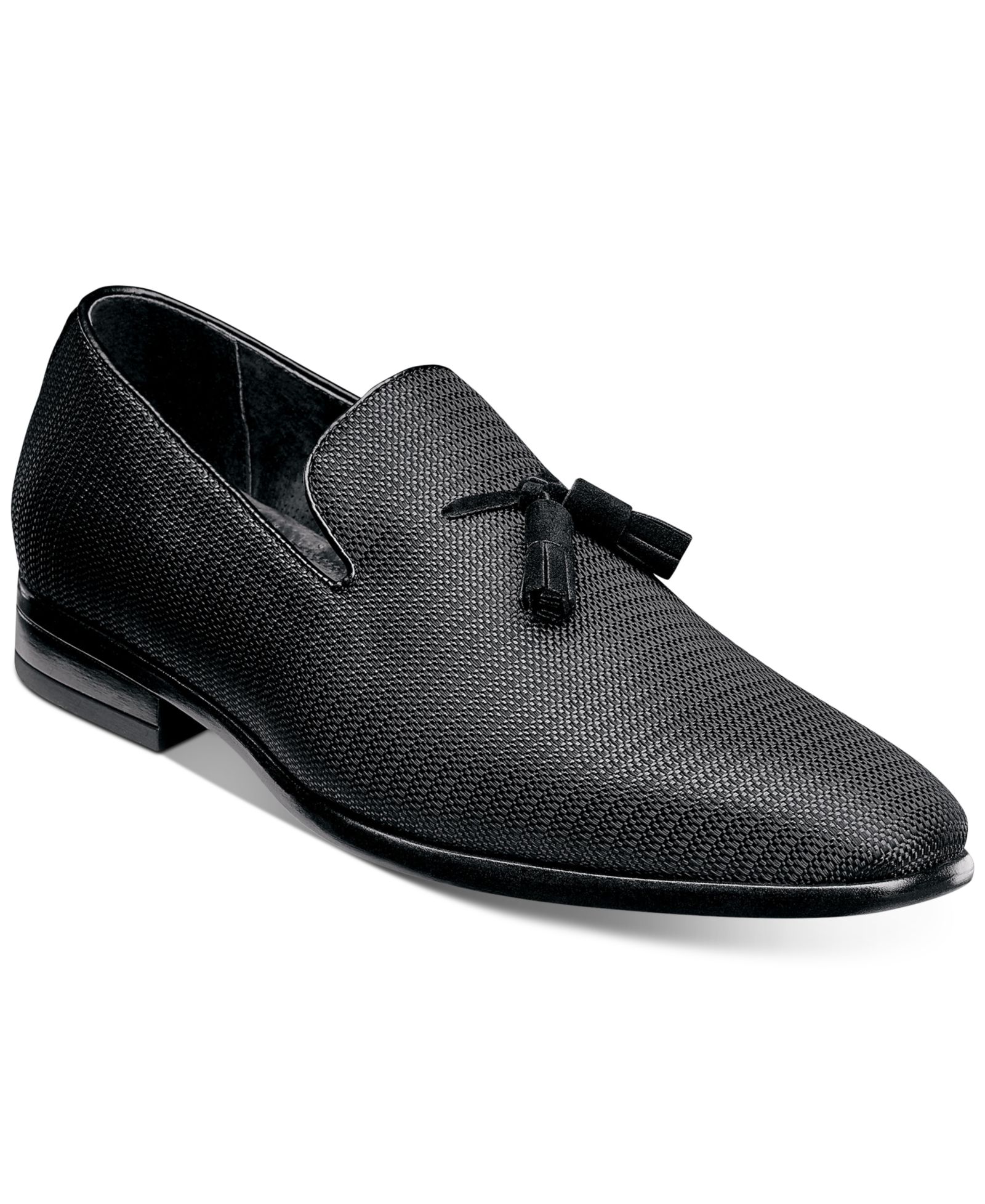 Stacy Adams Men's Tazewell Plain Toe Tassel Slip-on Loafer