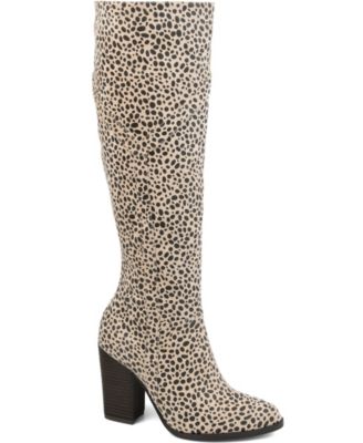 Journee Collection Women's Kyllie Wide Calf Knee High Dress Boots