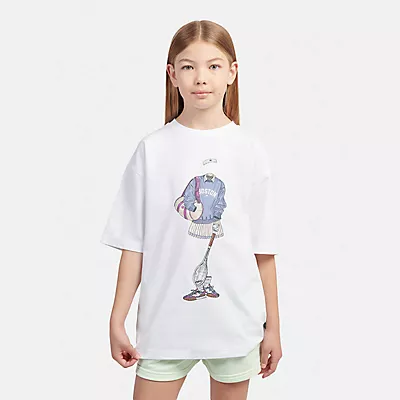 Tennis Girl Graphic T-Shirt