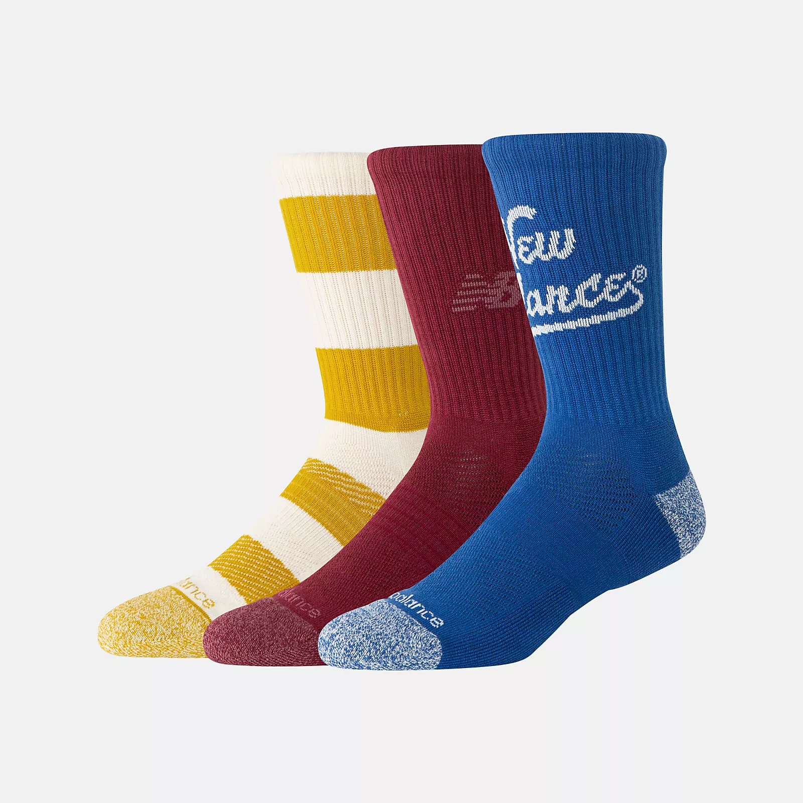 Active Graphic Crew Socks 3 Pack