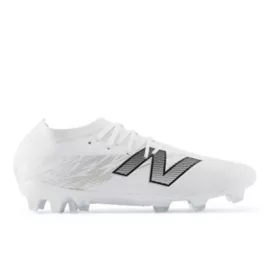 WHITE with Metallic Silver and Black