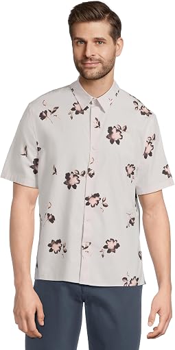 Cascading Floral Short Sleeve Vince Мужской