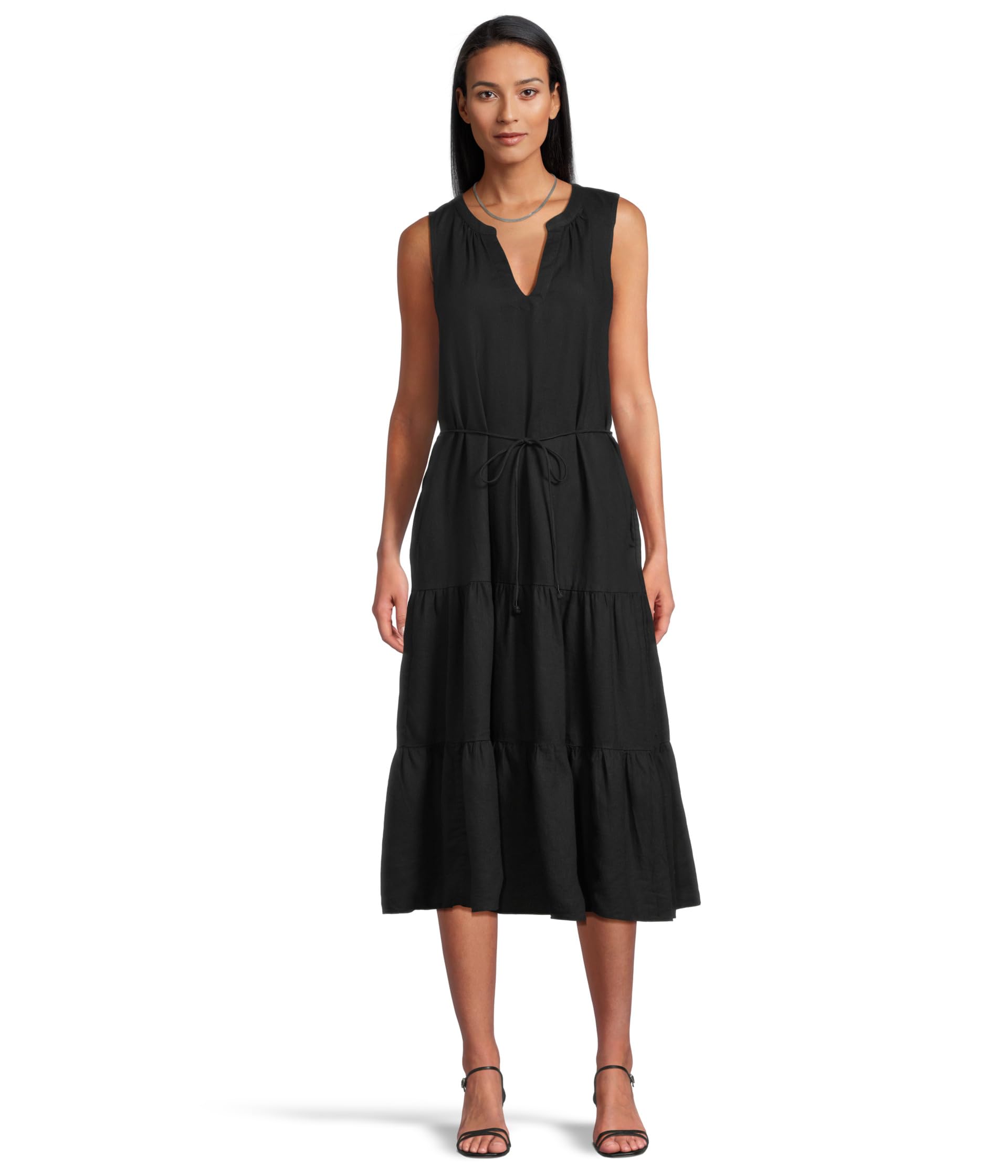 Coastal Tide Sleeveless Sundress