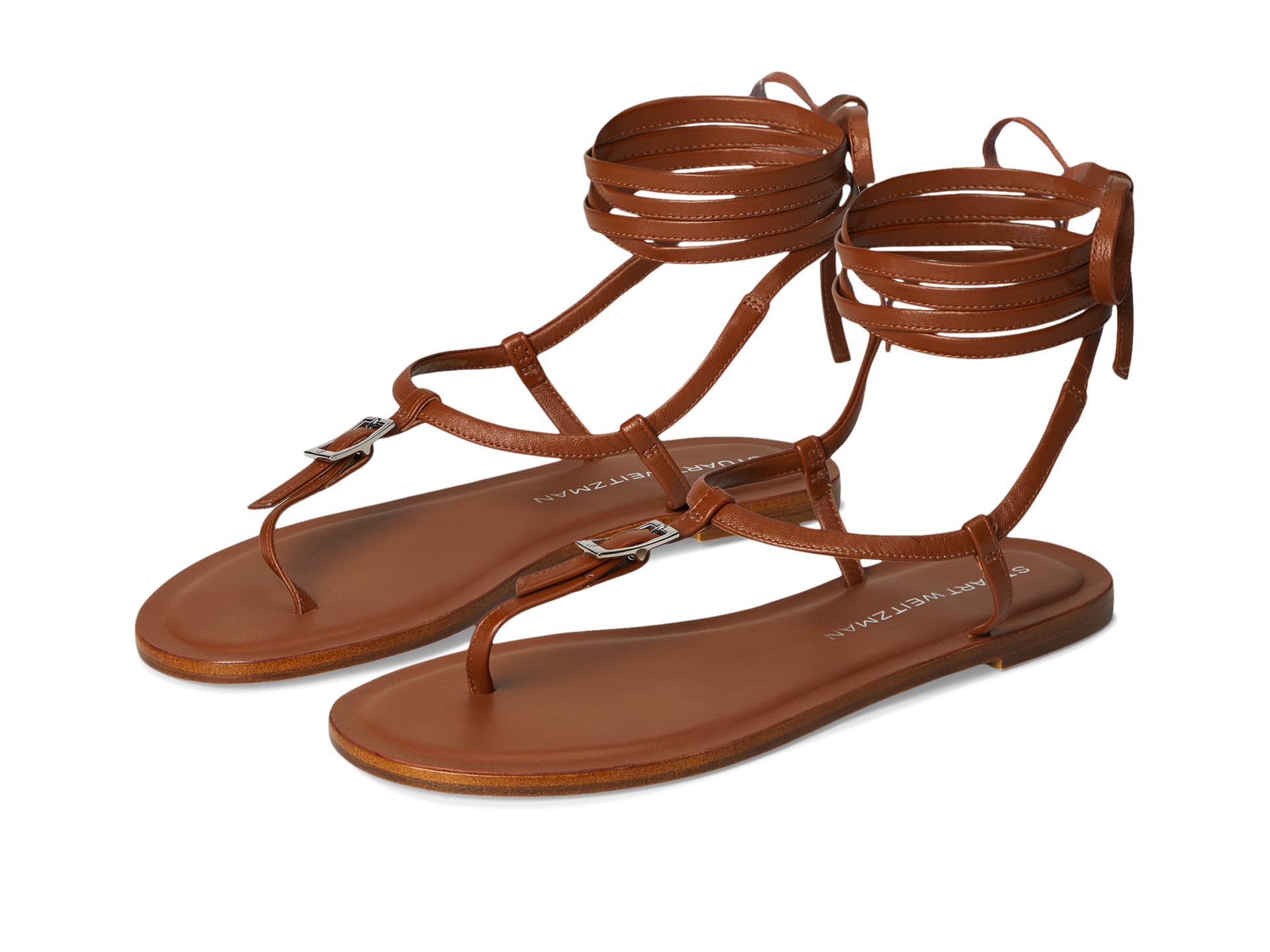 Сандалии Georgie Lace-Up Stuart Weitzman