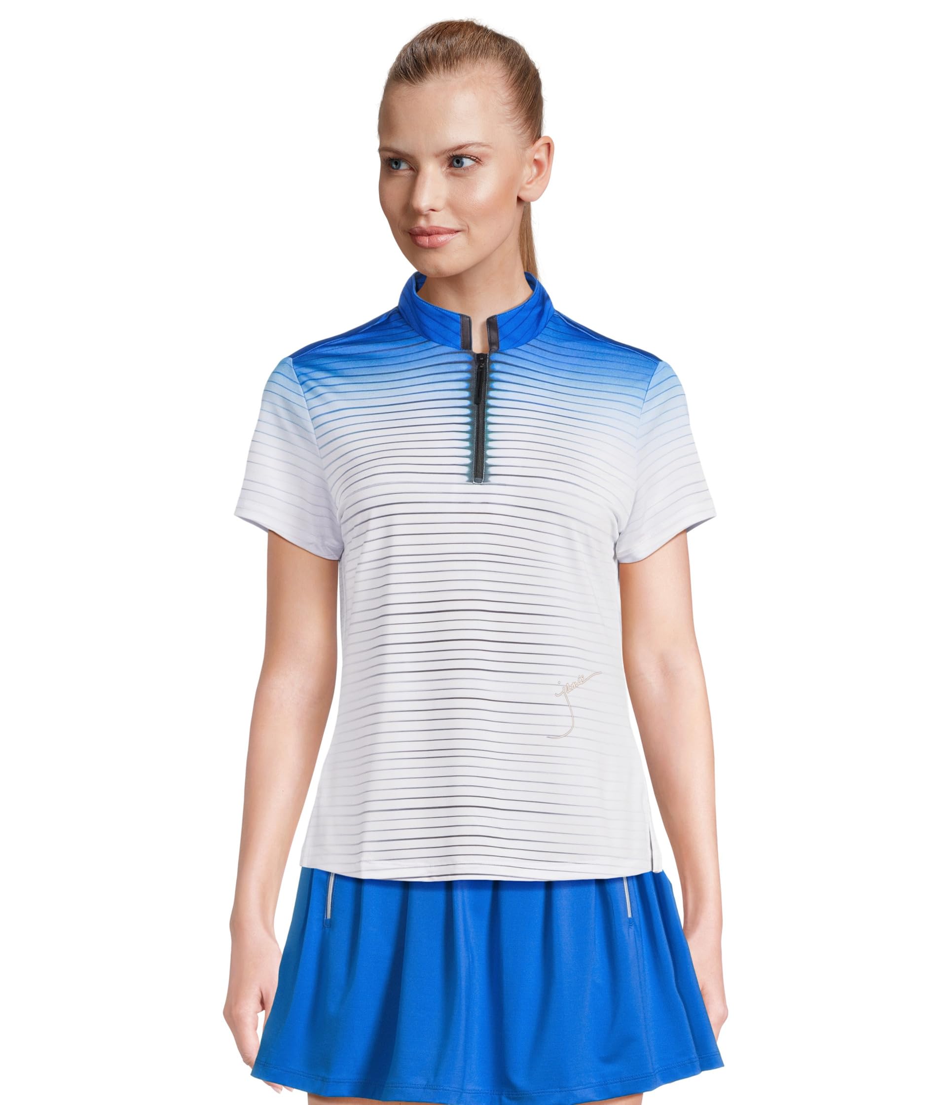 Топ Jamie Sadock Flux Print Short Sleeve