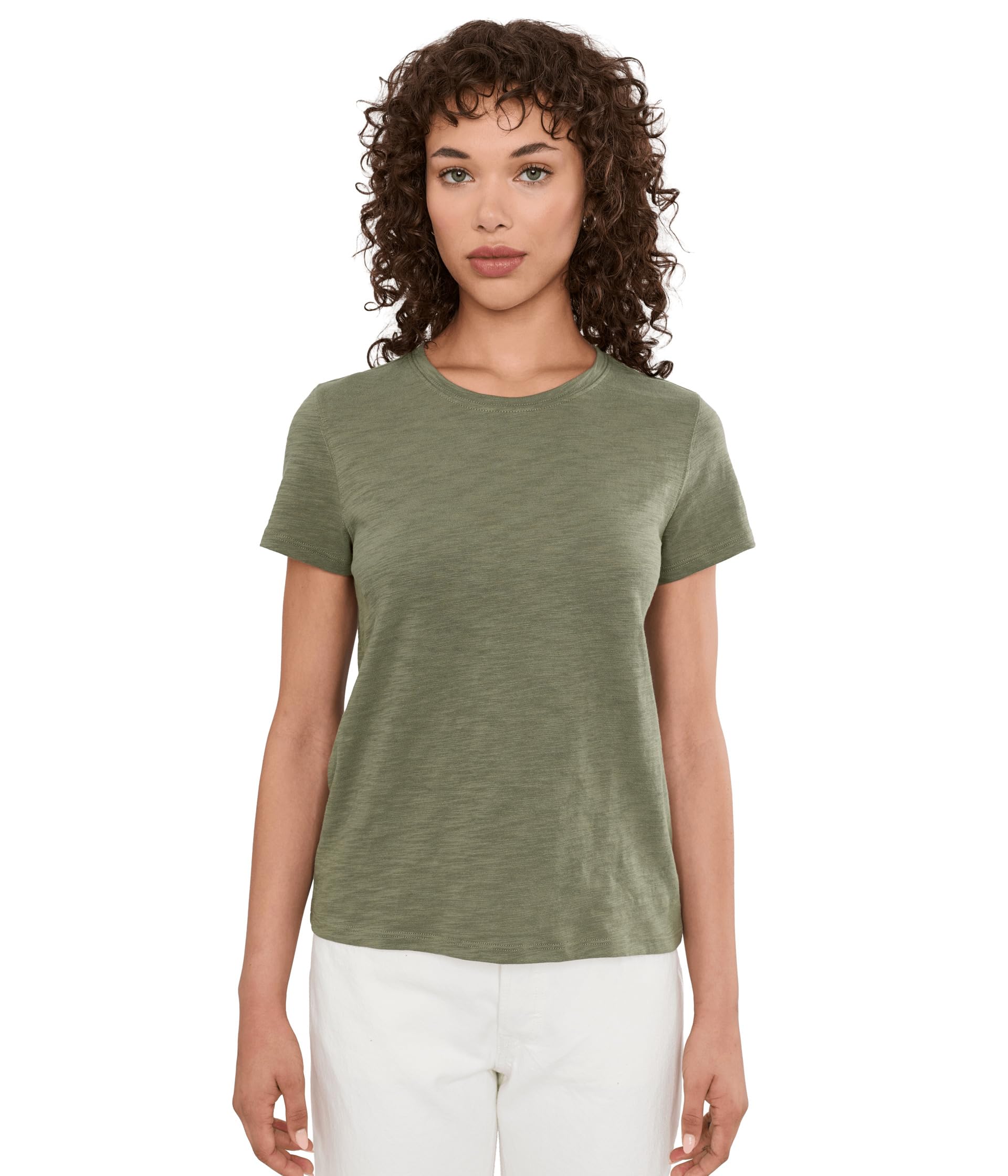 Футболка Lilla P Short Sleeve Back Seam Crew Neck