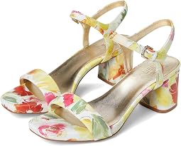 Sunlight Yellow Floral Leather