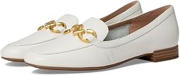 Warm White Lizard Pattern Leather