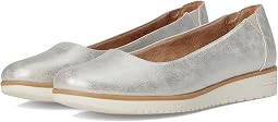 Silver Faux Leather