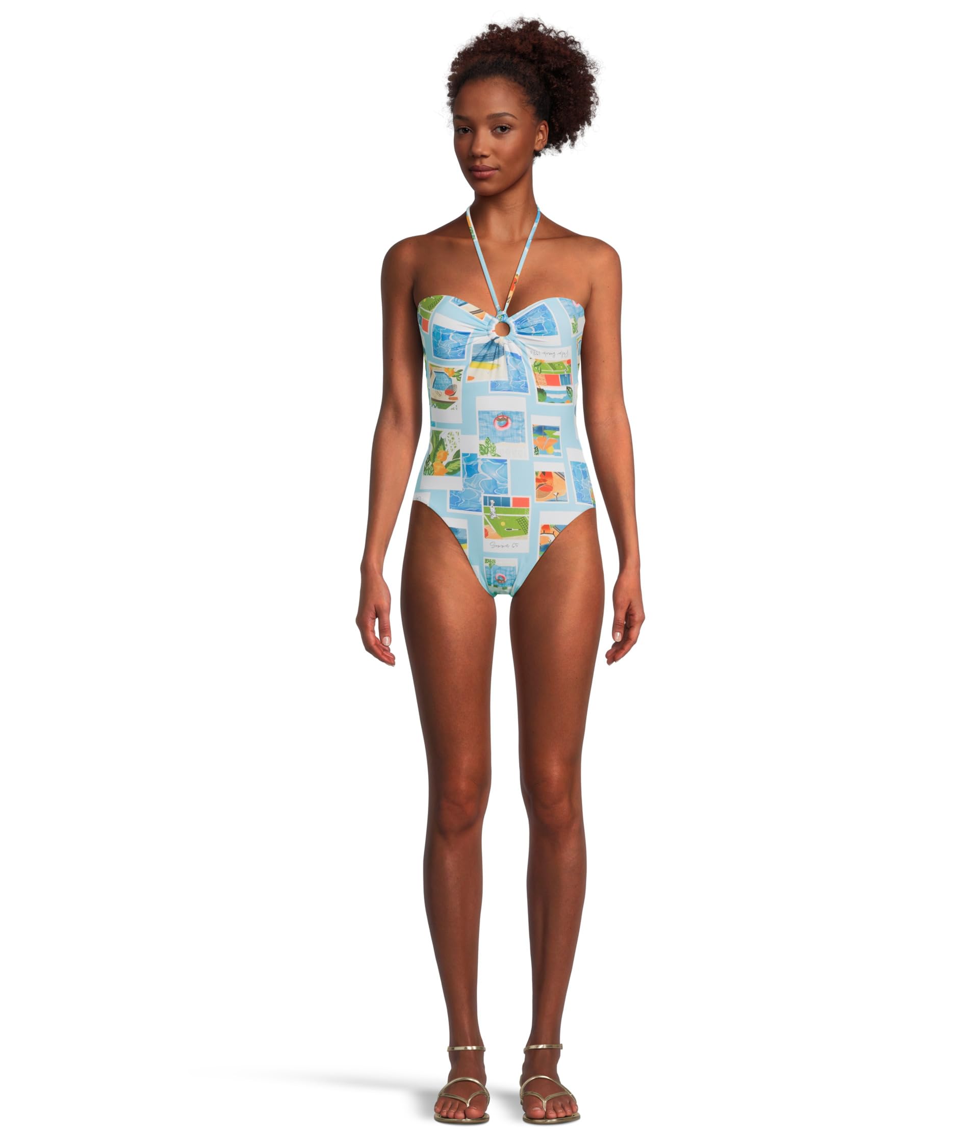Sunset Bandeau One-Piece