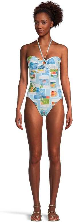 Слитный купальник Seafolly Sunset Bandeau One-Piece
