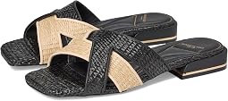 Natural/Black Raffia