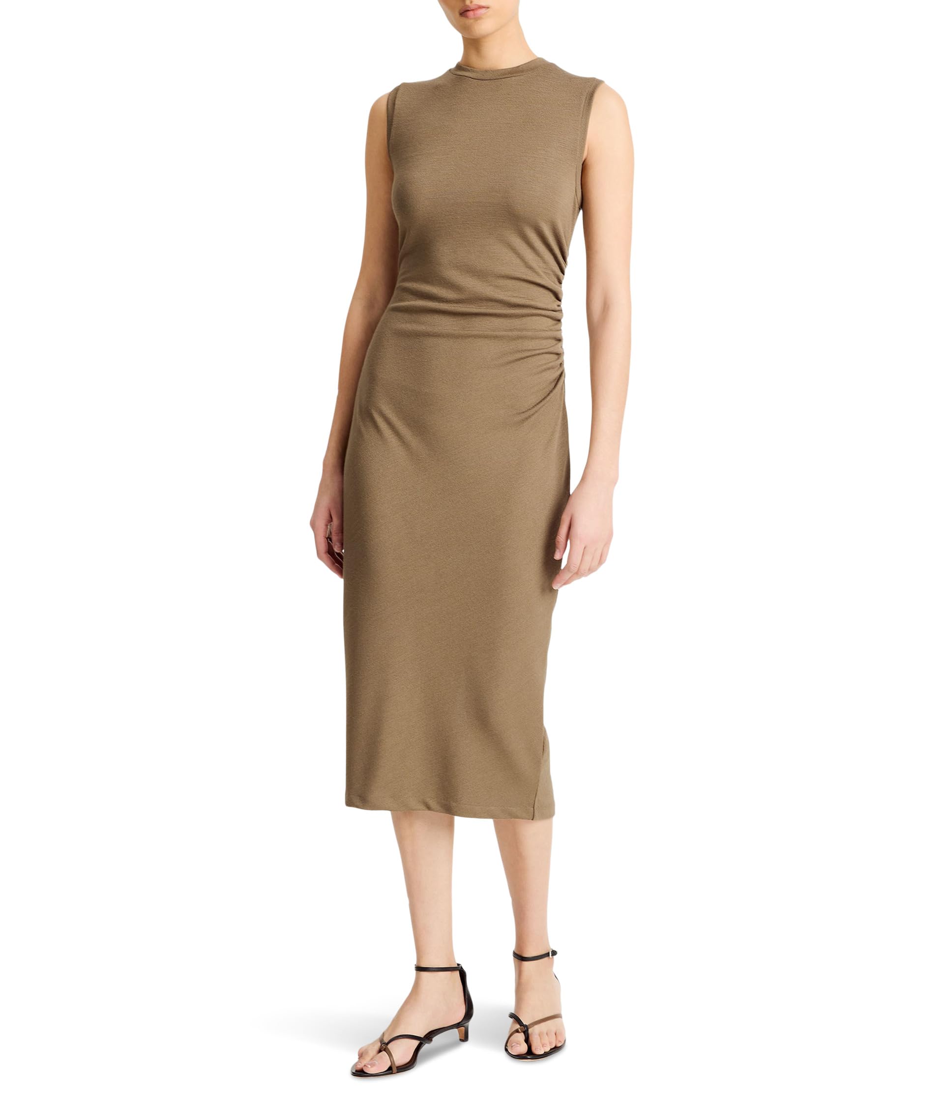 Платье Vince Sleeveless Waist Gather