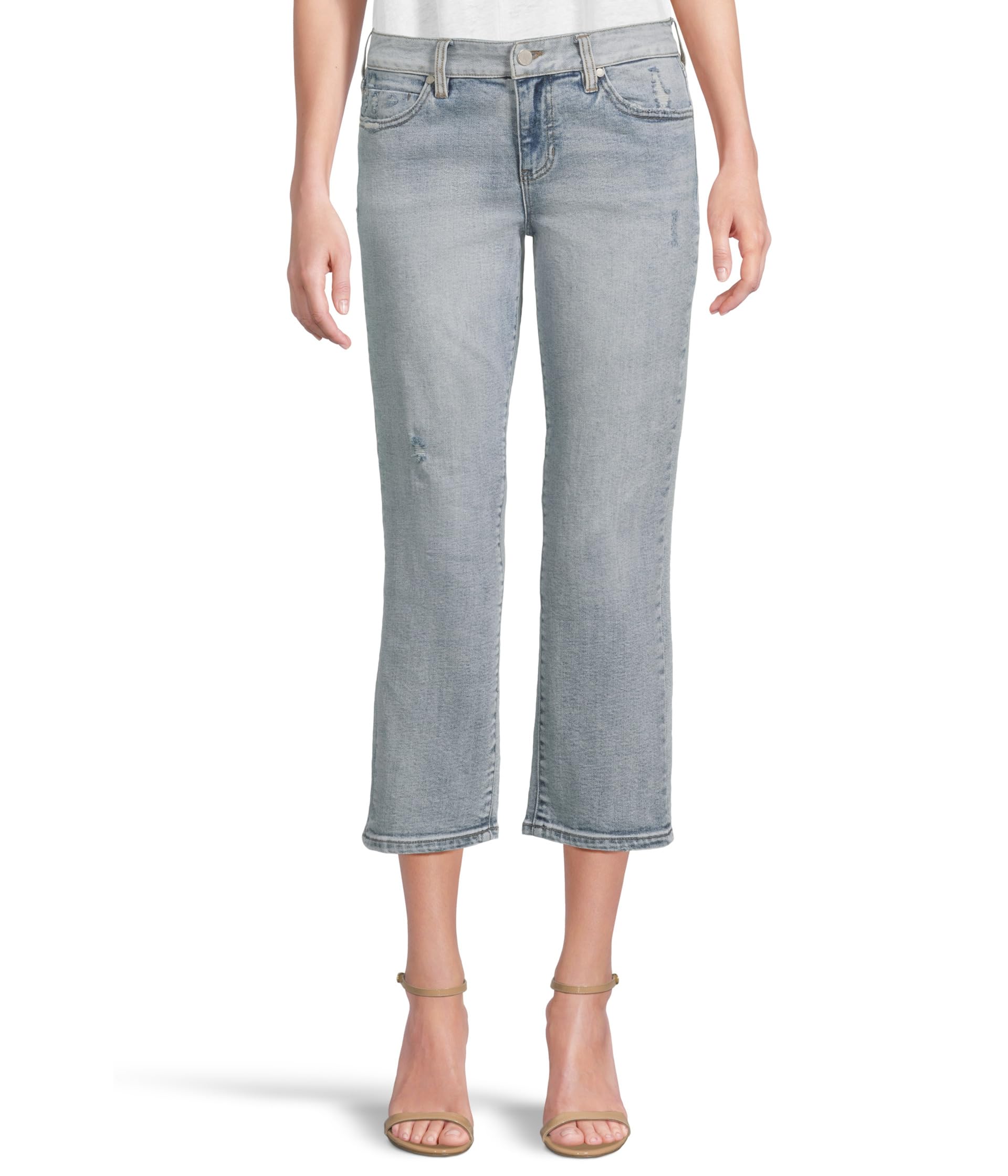 Liv Mid Rise Blocked Non-Skinny Skinny Jean 26"