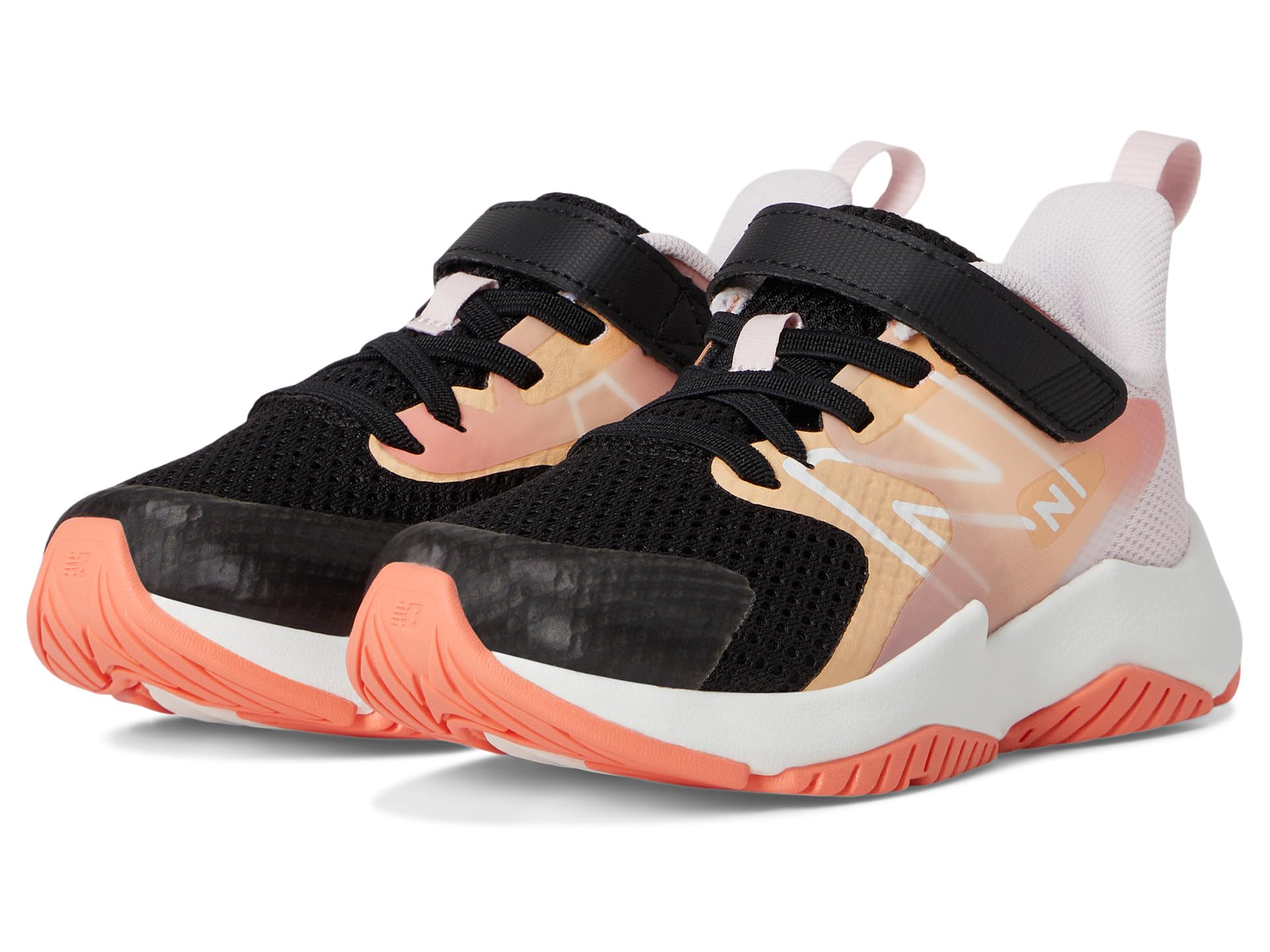 Rave Run v2 Bungee Lace with Top Strap (Little Kid/Big Kid)