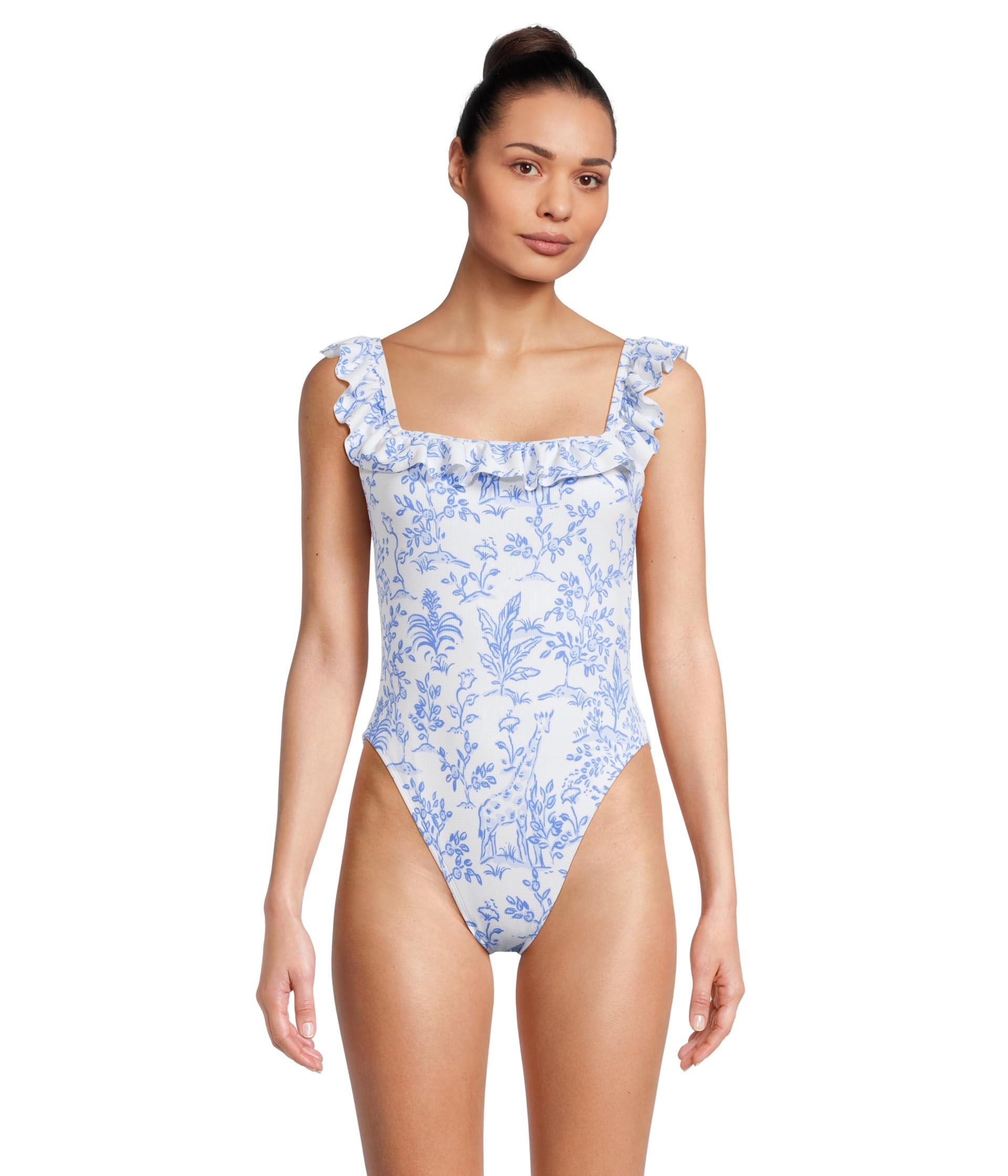 Aemma Ruffle слитный купальник