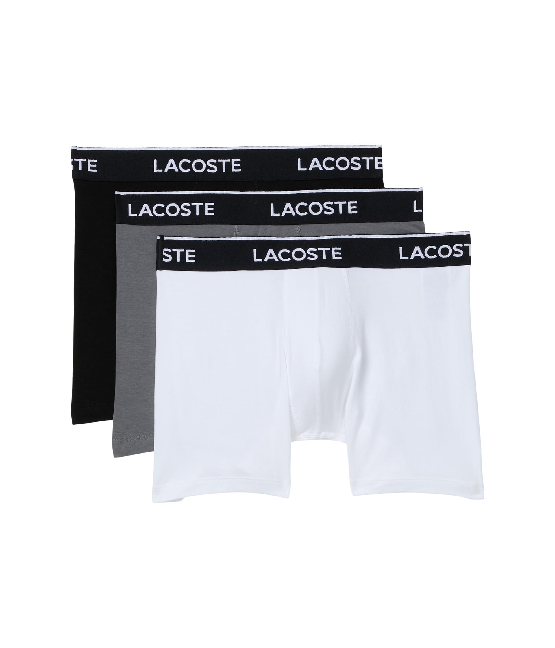 Мужские боксеры-брифы Lacoste Cotton Stretch Essentials 3-Pack