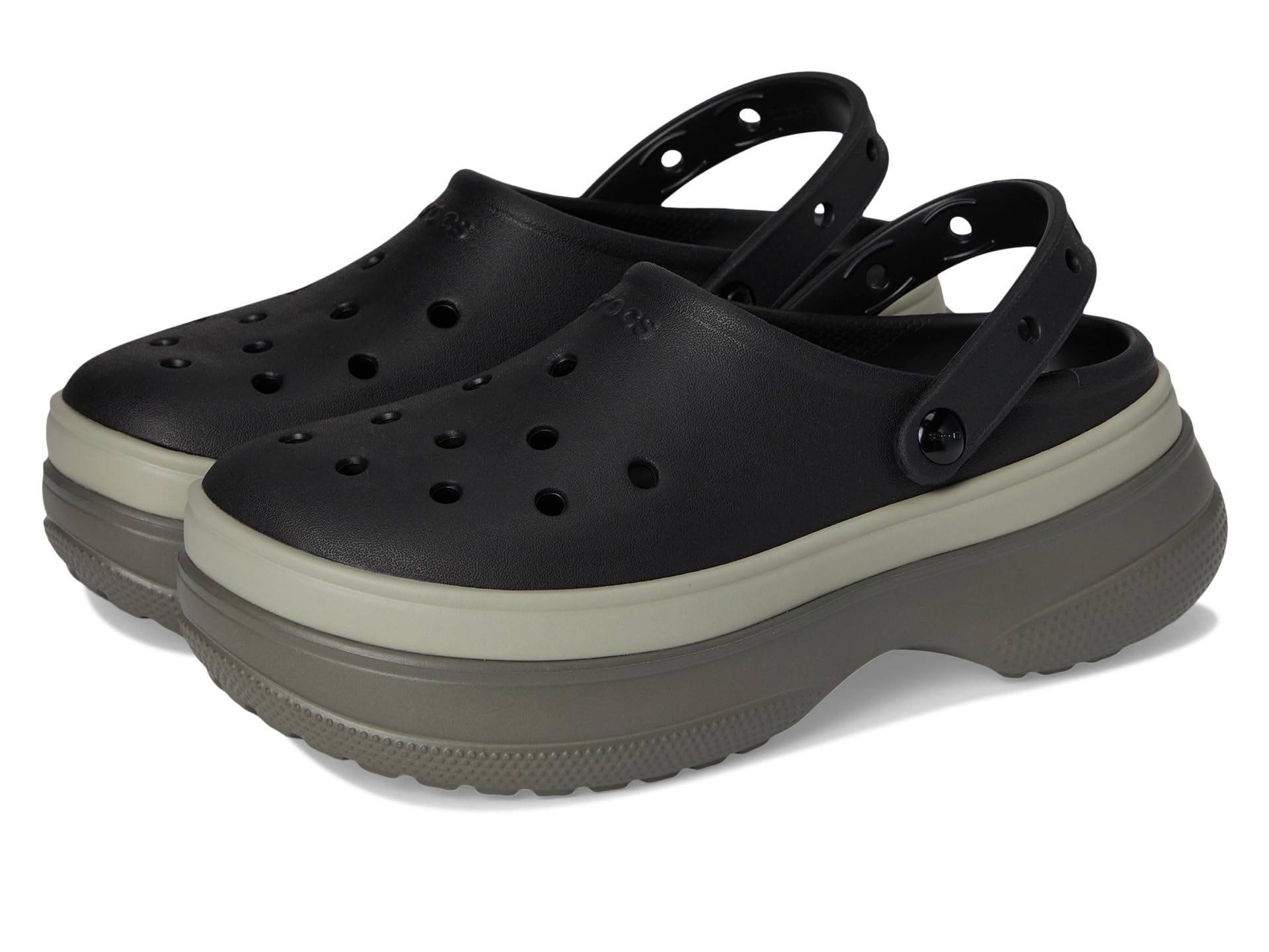 Классические платформенные кроссовки-мюли Crocs