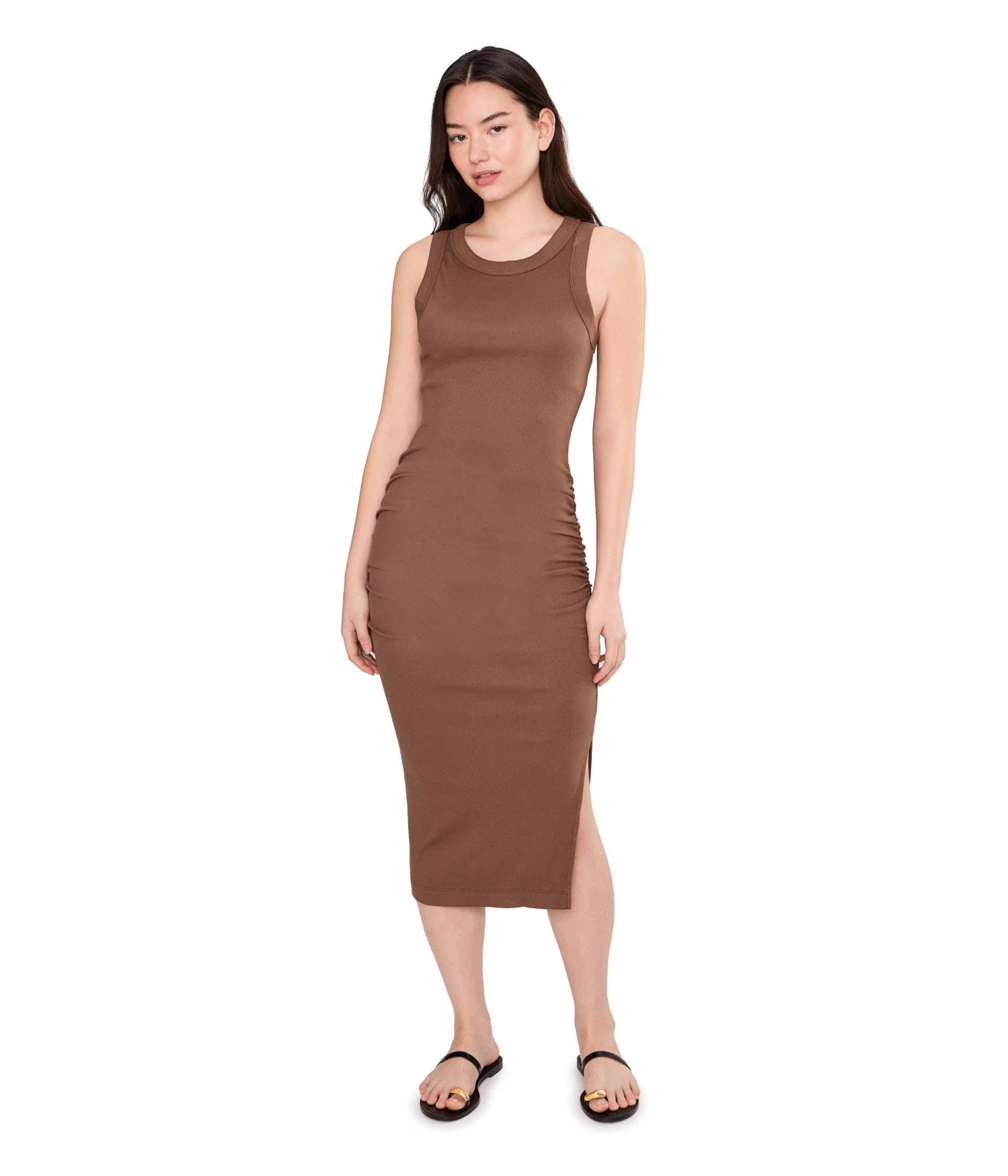 Платье Wren Ruched Midi от Michael Stars