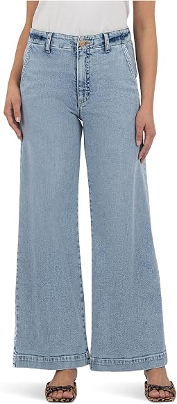 Jean High Rise Wide Leg With Trouser Pocket
