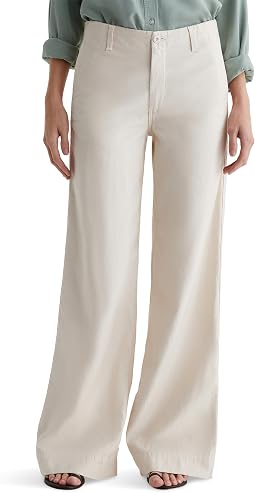 Laurent Mid-Rise Utility Wide Leg Pants