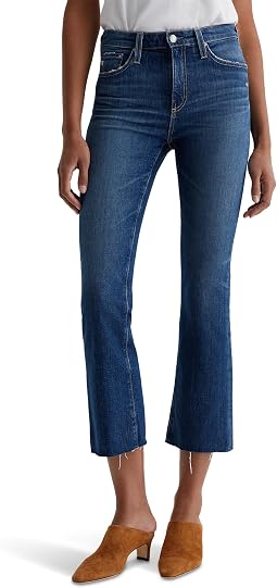 Джинсы AG Jeans Farrah Mid-Rise Crop Boot