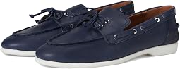 Navy Leather (white Outsole)
