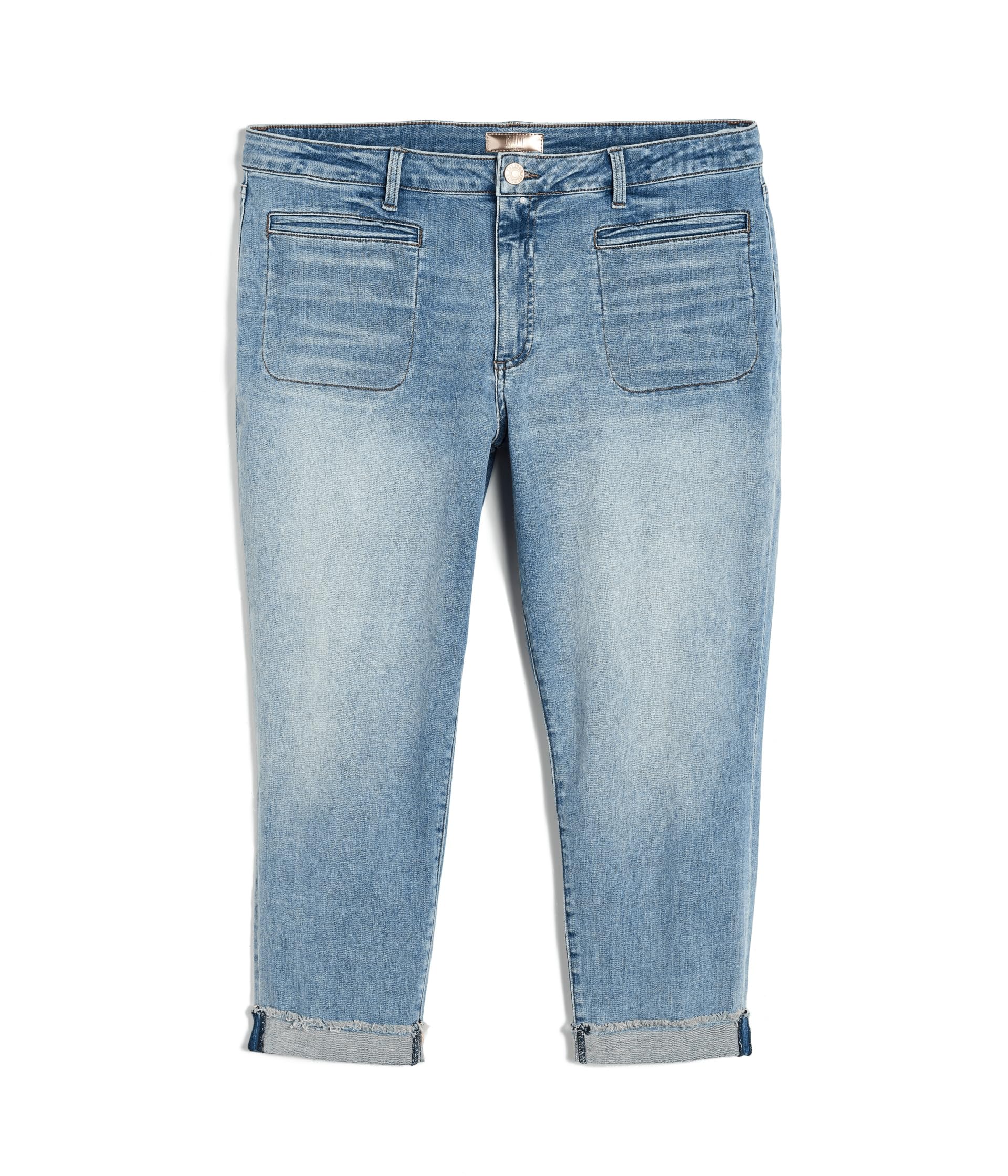 Amy Crop Straight Leg Roll Up