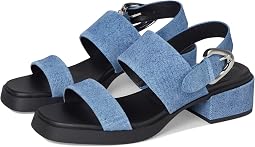 Blue Jean Denim Suede