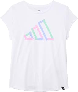 Cap Sleeve Poly Tee (Big Kid)
