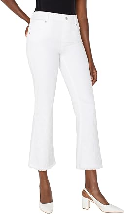 Liverpool Los Angeles Джинсы Gia Glider Crop Flare With Fray Hem