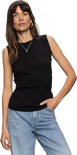 Ribbed Ruched Tank