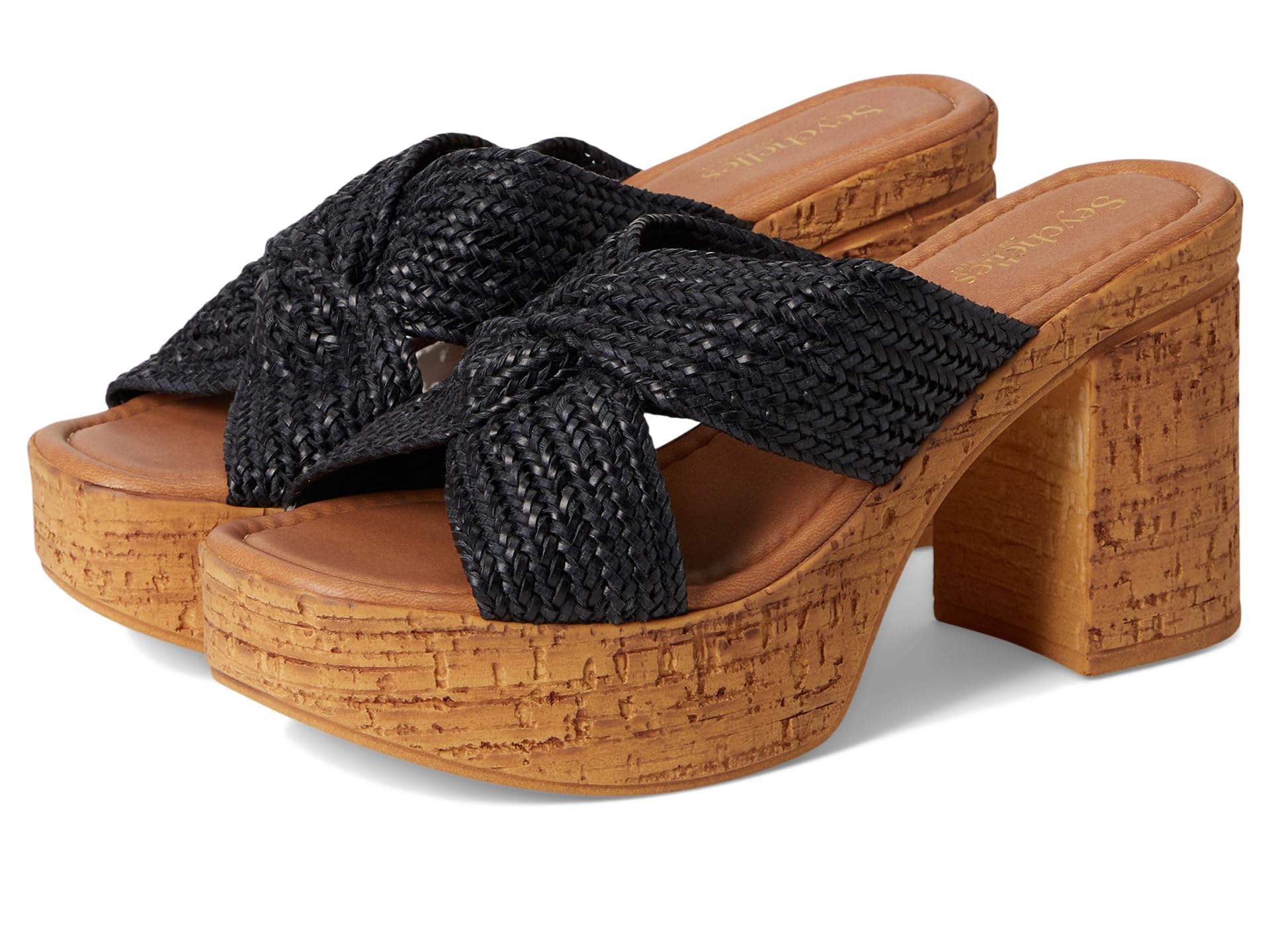 Сандалии Adorned Raffia Slide