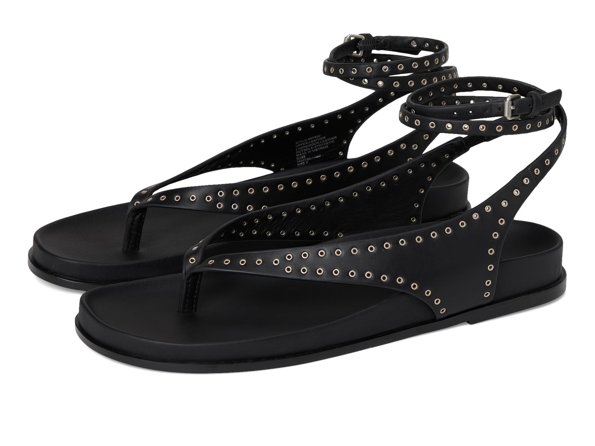 Millie Thong Lace Up Sandals - Grommet