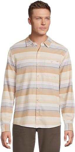 Рубашка Hurley Portland Stripe Strch Flannal Long Sleeve