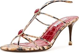 Red/Brown Print Stone