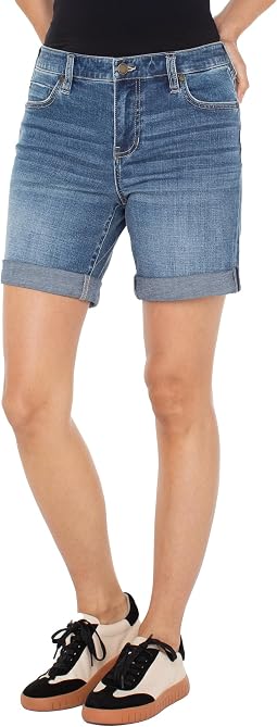 Liverpool Los Angeles Marley Girlfriend Mid-rise Shorts 10/7" Женский