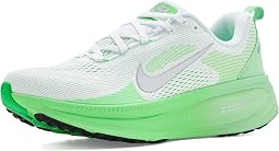 White/Metallic Silver/Illusion Green