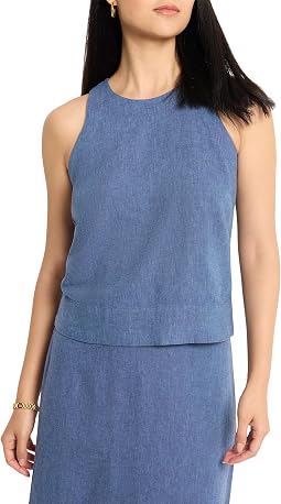 Танк-топ NIC+ZOE Rumba Linen Pop On