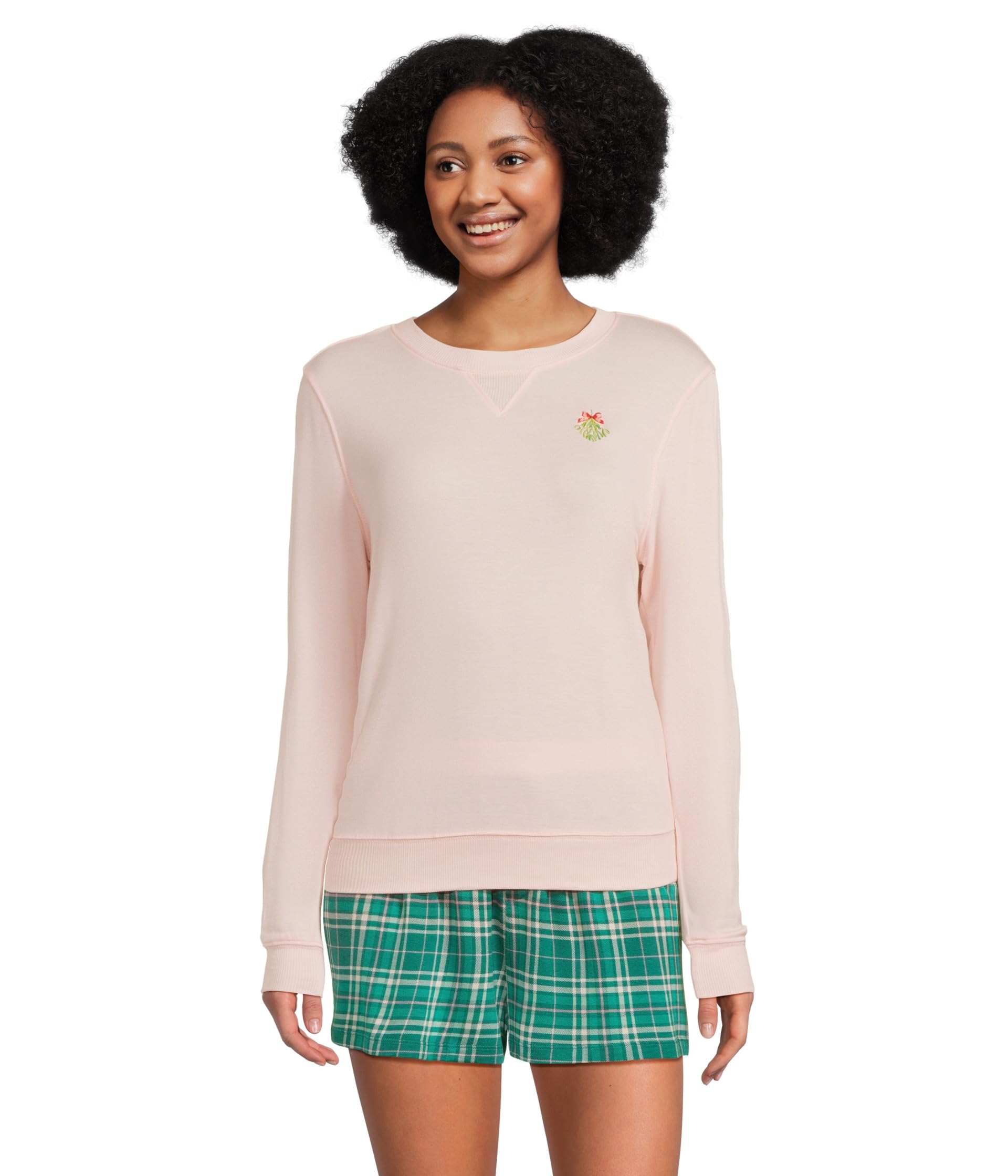 Sugar Sweetheart Long Sleeve Shortie Set