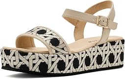 Cream/Black Fabric