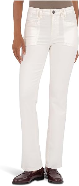 Женские джинсы Kelsey High-rise Ankle Flare Front Pocketss Inset In Cream