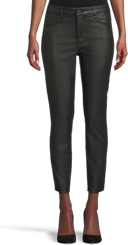 Charlize джинсы с высокой посадкой Fab Ab Cigarette Leg-raw Hem, черный цвет