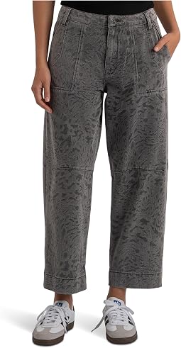 Ashton Wide Leg Barrel In Grey
