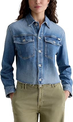 Valleta Utility Shirt Jacket in Abyss