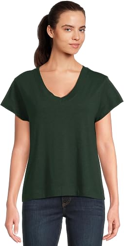 Футболка Lilla P Relaxed Short Sleeve V-Neck