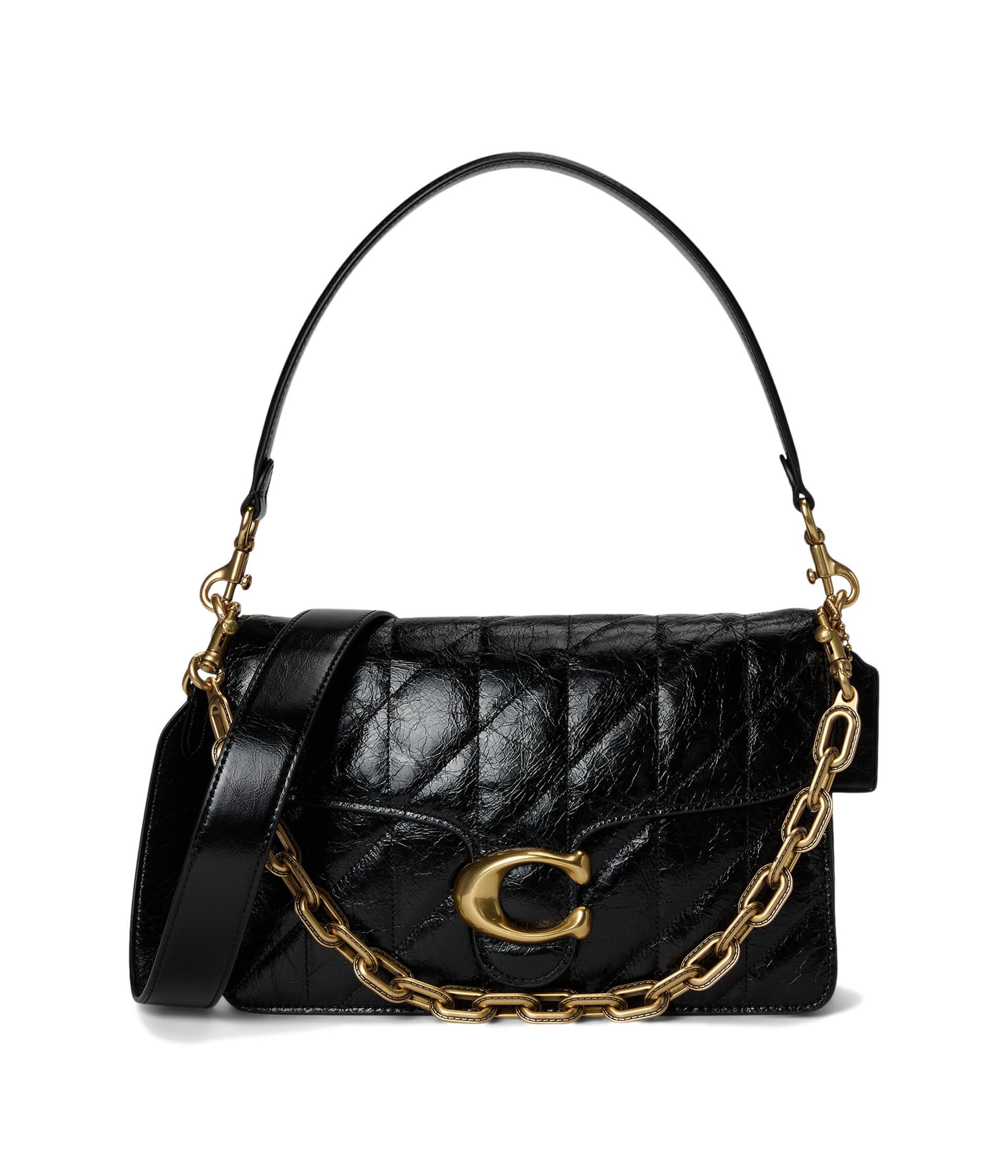 Chain Tabby Shoulder Bag With Quilting