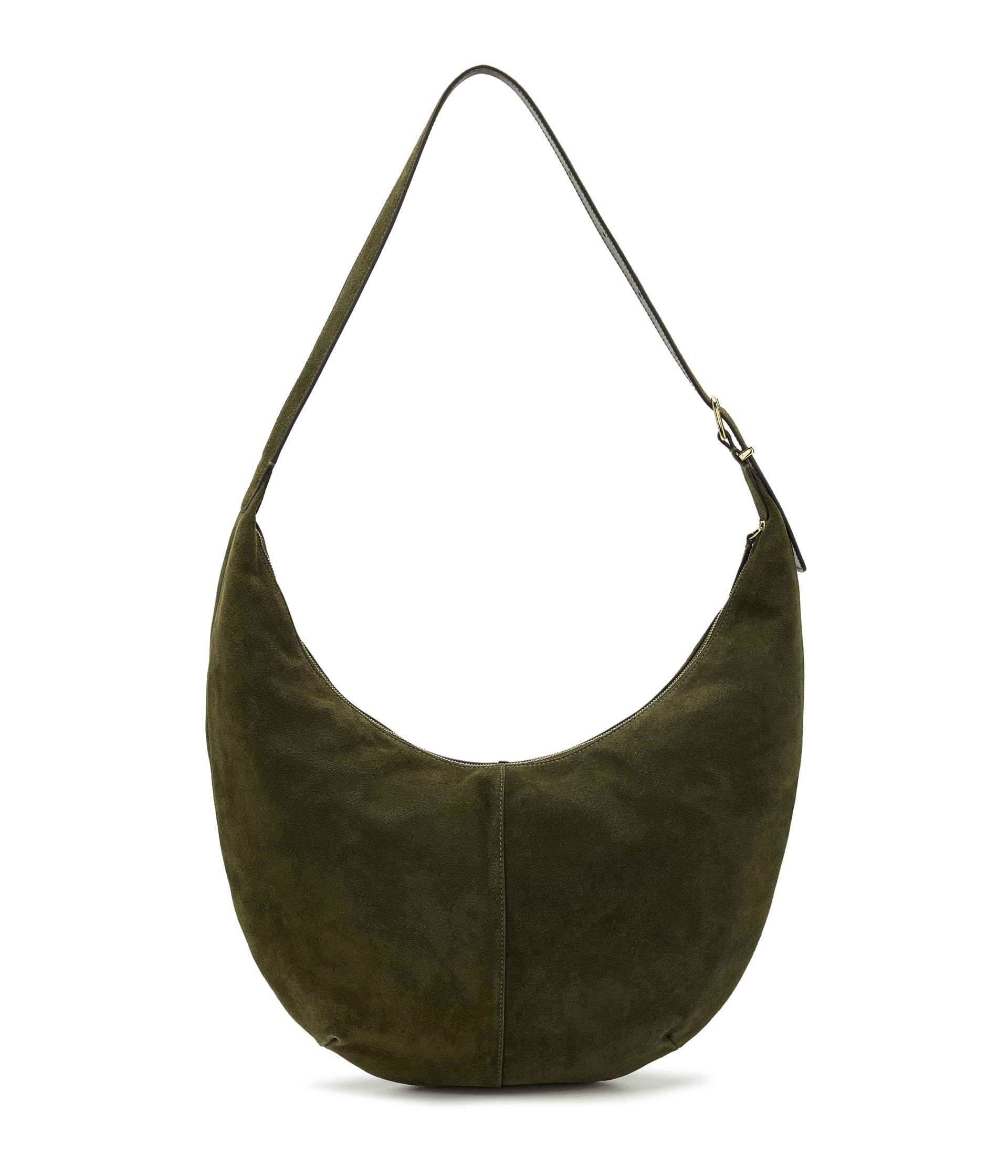 Женская сумка The Essential Curve Shoulder Bag из замши от Madewell